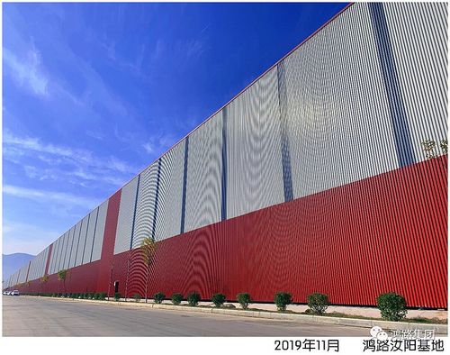集团钢结构装配式建筑研发制造基地之一鸿路集团 今天洛阳